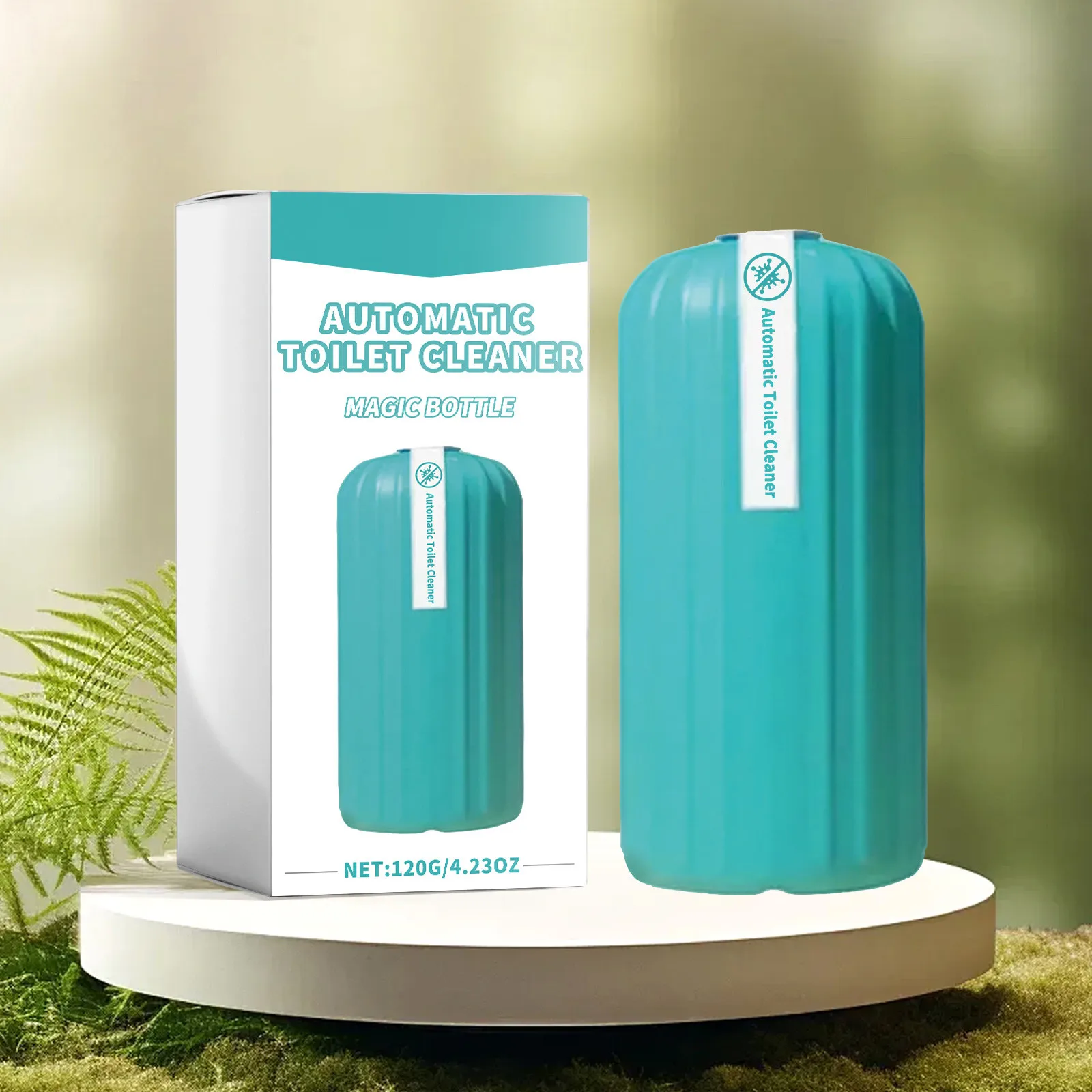 Automatic Toilet Bowl Cleaner Long Lasting Bottled Toilet Cleaning Tablets Clean And Prevent Stain Build-Up 120ml Party Favours