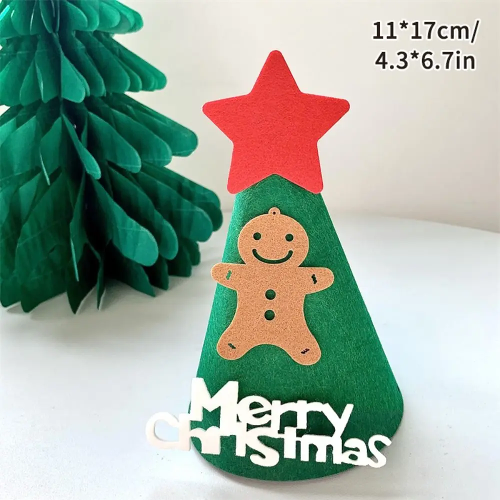 Suministros festivos Sombrero de Papá Noel Feliz Navidad Sombrero de Papá Noel de fieltro de Navidad Sombrero de fiesta de viñetas de animales Fiesta de cumpleaños