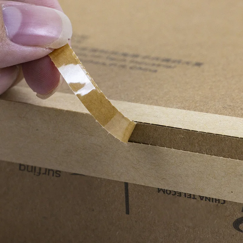 500pcs Self-Adhesive Sealing Sticker Rectangular Single-Use Paper Seal Labels for Secure Packaging and Mailing Box