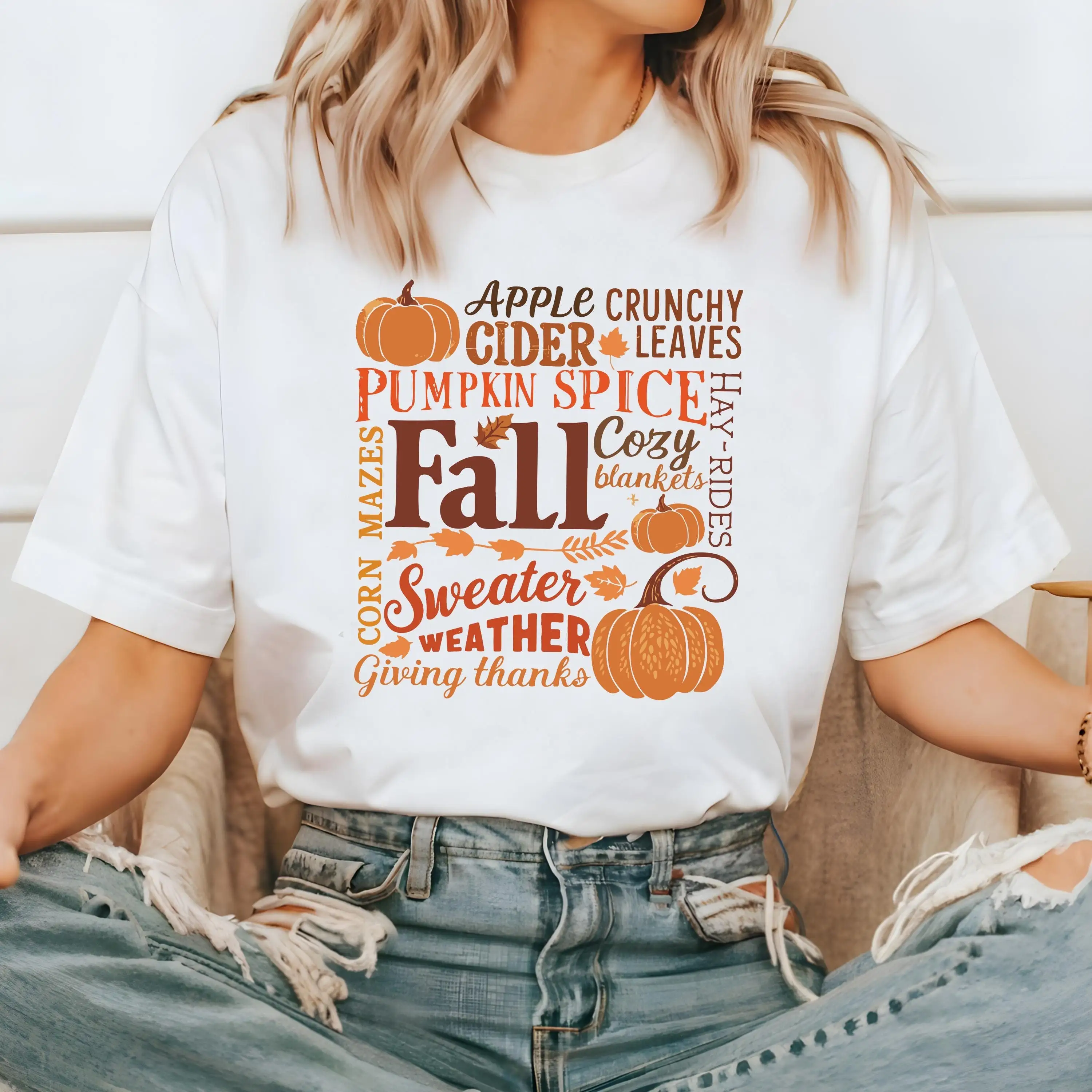 Fall Favorites Collage Comfort Colors Shirt Pumpkin T Hay Ride Sweater Weather Retro Vibes Autumn