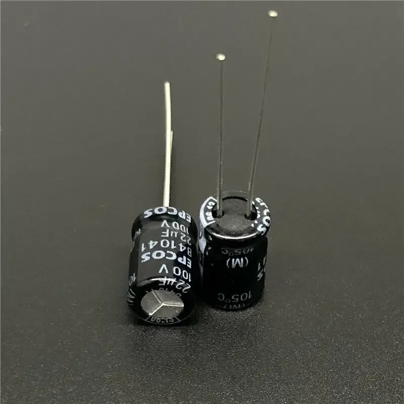 저 임피던스 캐패시터, EPCOS B41041, 8X11.5mm, 100V22uF, 22uF, 100V, 20 개, 200 개