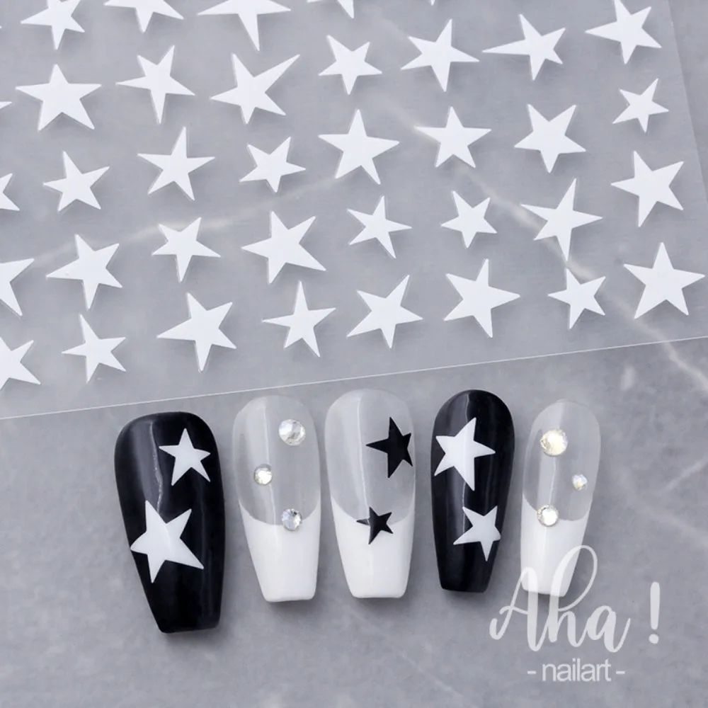 Nagelaccessoires Sterren Nagelstickers Diy Nail Art Decoratie Diy Nagel Charmes Vijf-Puntige Sterren Nagel Stickers Manicure Ornamenten