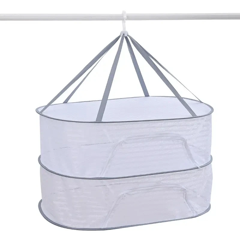 Three-layer Drying Net Anti-mosquito Drying Fish Net Strong and Durable Dry Goods Net Drying Salted Fish Drying Drying Artifact