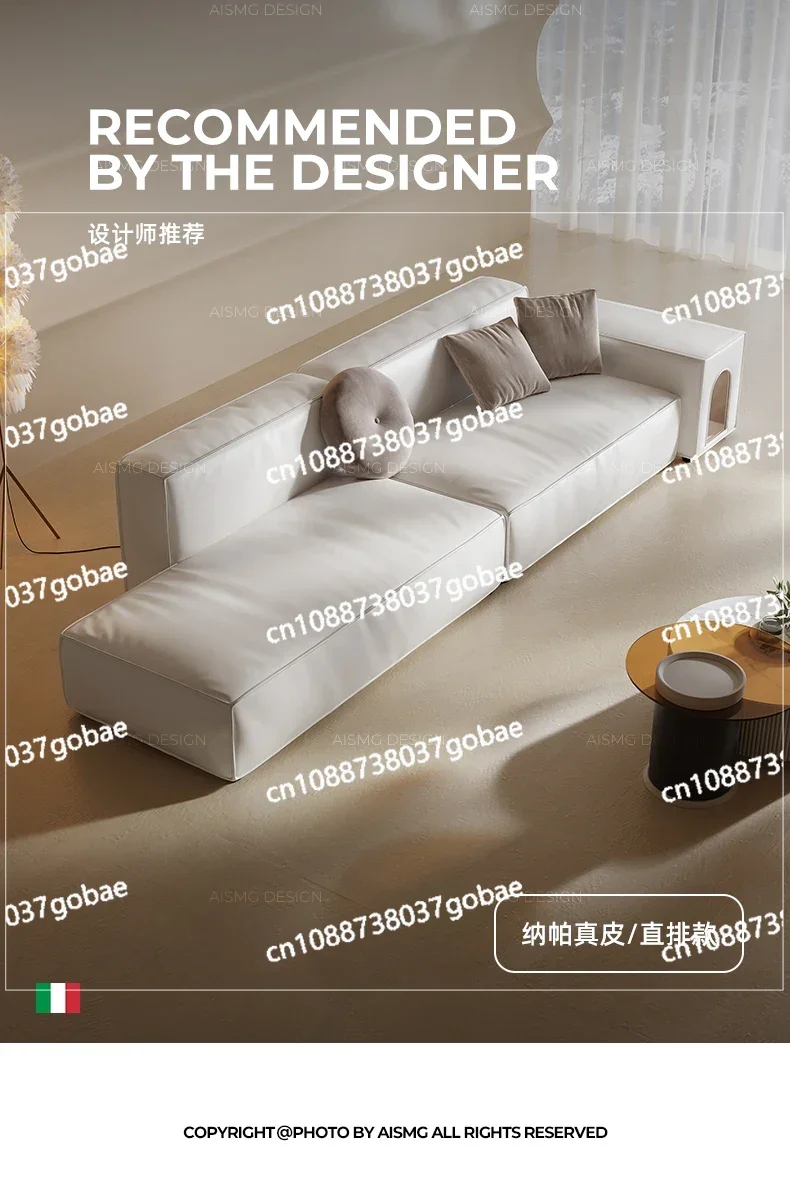 Sofa Living Room Modern Light Luxury Italian Minimalist Tofu Block Simple Special-Shaped Fabric Corner