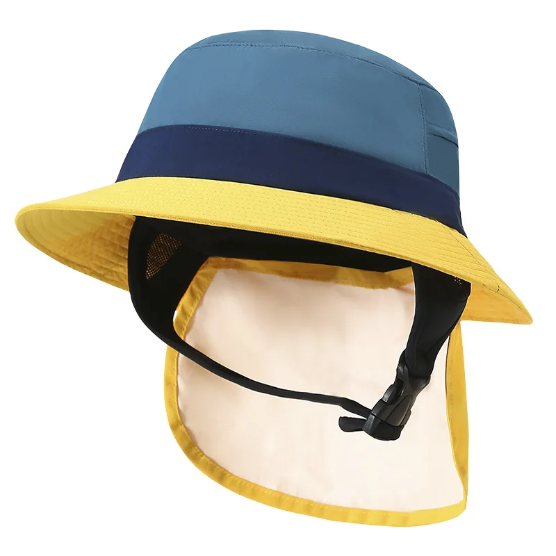 

Sun Hat Men Women Summer Surfing Beach Accessory Neck Flap UV Protection Big Brim Breathable Fisherman Cap For Holiday Outdoors
