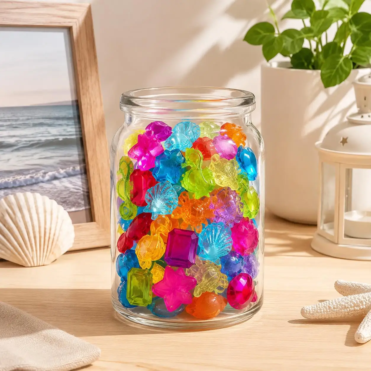 Underwater Dive Accessories 8/10/12PCS Colorful Goldfish Shells Gems Catching Net for Pool Party Swimming Water Play TMZ