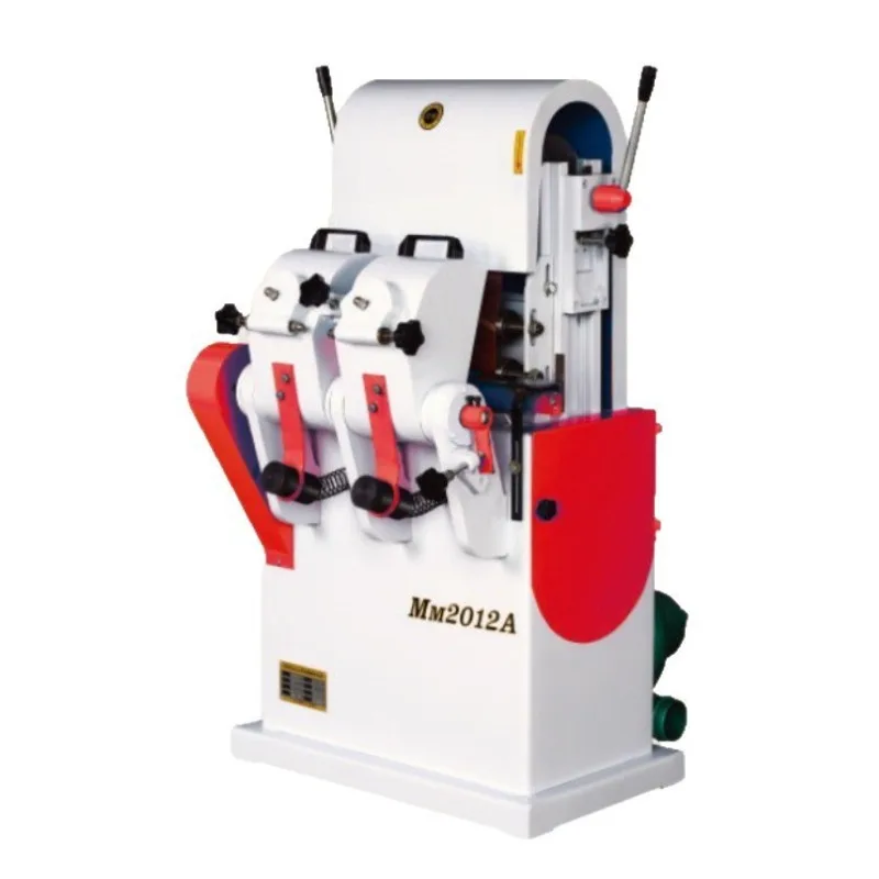 MM2012A Double belt round bar sanding machine 8 cm round bar sanding woodworking machinery polishing  grinding machine