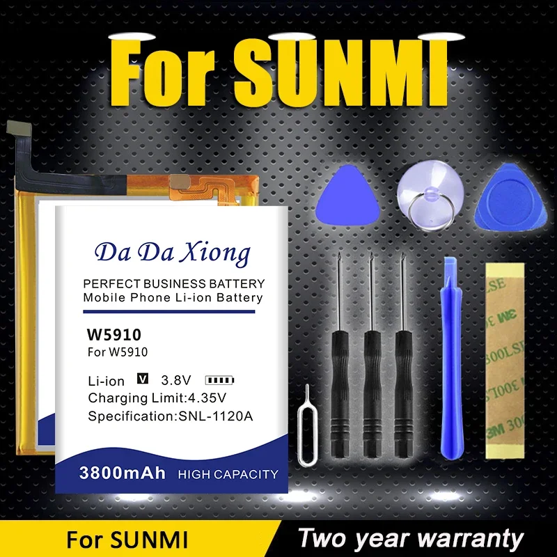 2024 New QP1659 QP1669 ZAP1522 W5910 Replace Battery For Veken Sunmi M1 V2 Pro Qp1659 Qp1669 Zap1522 w5910 Bateria + Tool Kit