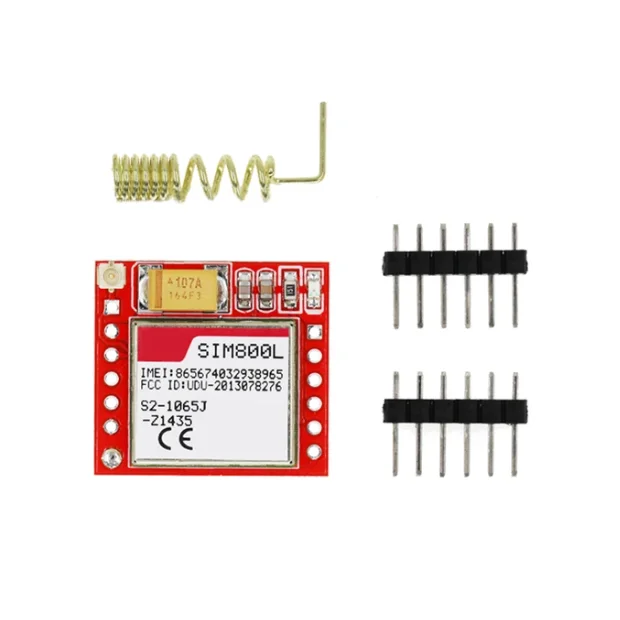 SIM800L GPRS adapter board GSM micro SIM card Core board with antenna module