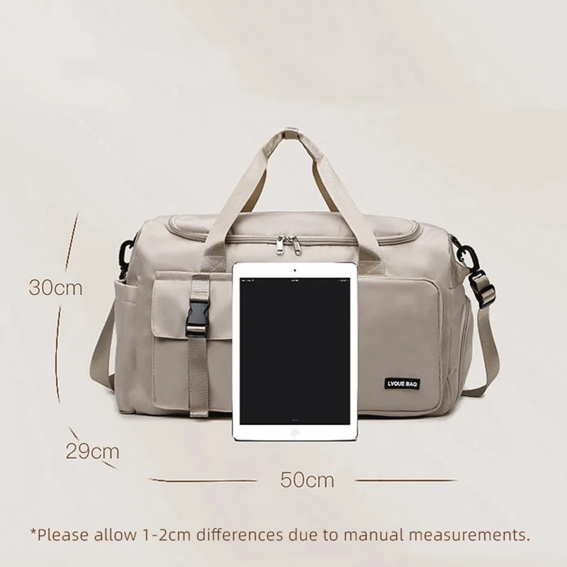 Women Travel Duffle Bag Travel Backpack Mulit-functional Outdoor Sports Gym Fitness Weekender Handbag Overnight Carry on Men Bag