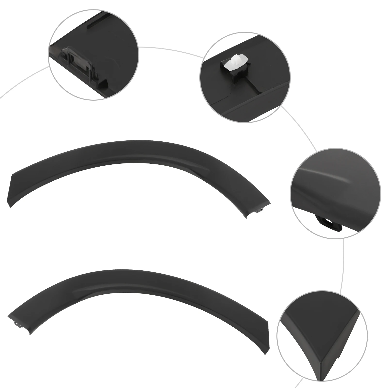 جديد الحاجز الخلفي صب عجلة قوس مضيئة ل 2023-2024 هوندا CR-V ، استبدال صالح المباشر ، مادة الكمبيوتر ، الخلفي الأيسر الأيمن #2
