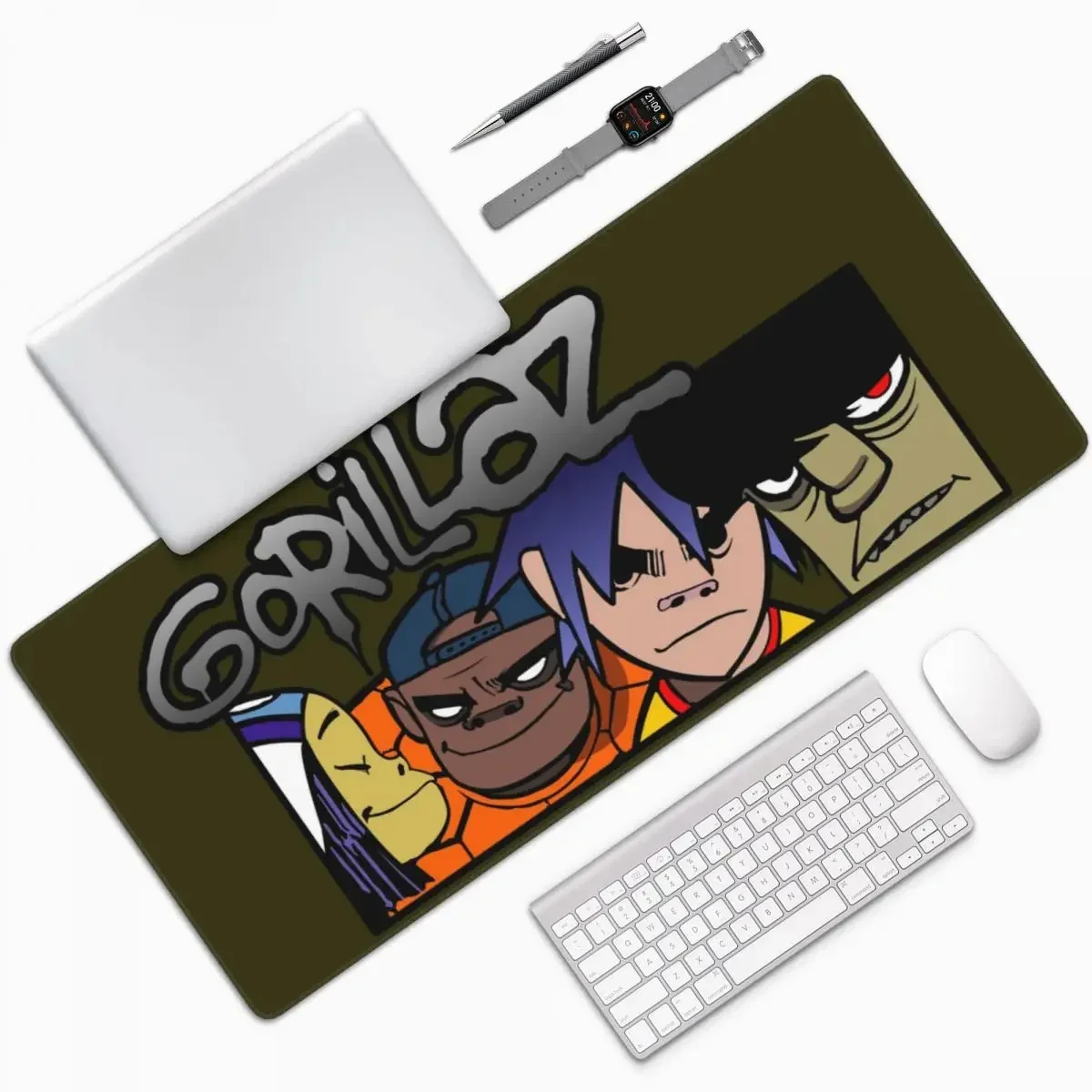 

Большой коврик для мыши Gorillaz, коврик для компьютерной клавиатуры, коврик для мыши, геймерский коврик для ноутбука, офисные аксессуары, настольные коврики