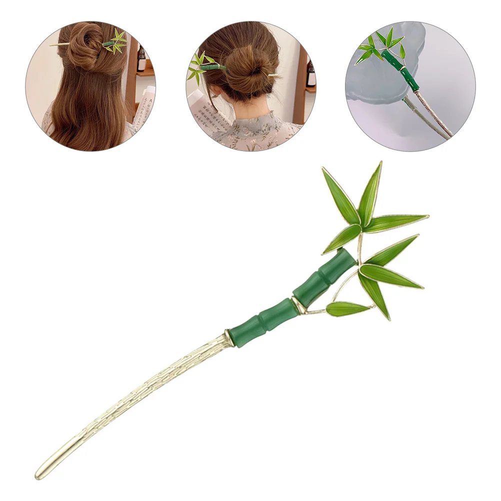 

Bamboo Hairpin Barrettes Chignon Stick Creative Women Sticks Chinese Chopstick Miss