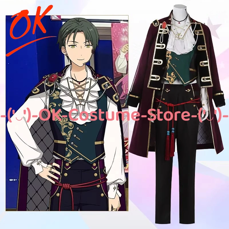 [Talla Personalizada] Disfraz de Cosplay de Ensemble Stars Scarlet Halloween Keito Hasumi Soma Kanzaki Kuro Kiryu, Traje Uniforme