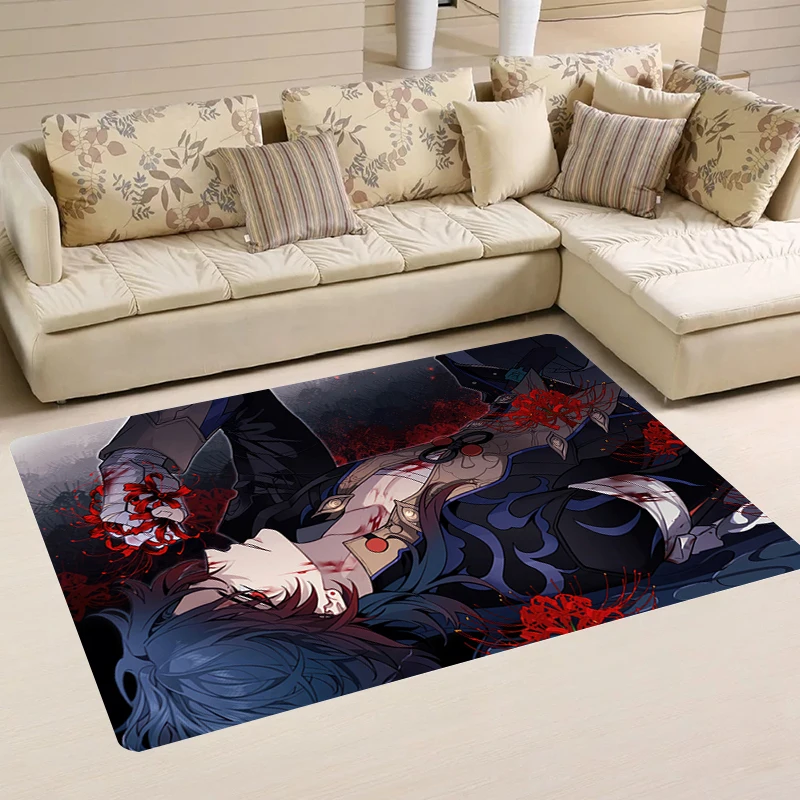 Blade Honkai Star Rail Bathroom Mat Carpet Entrance of House Boothill Balcony Anime Game Room Rugs Home Carpets Kitchen Rug Foot