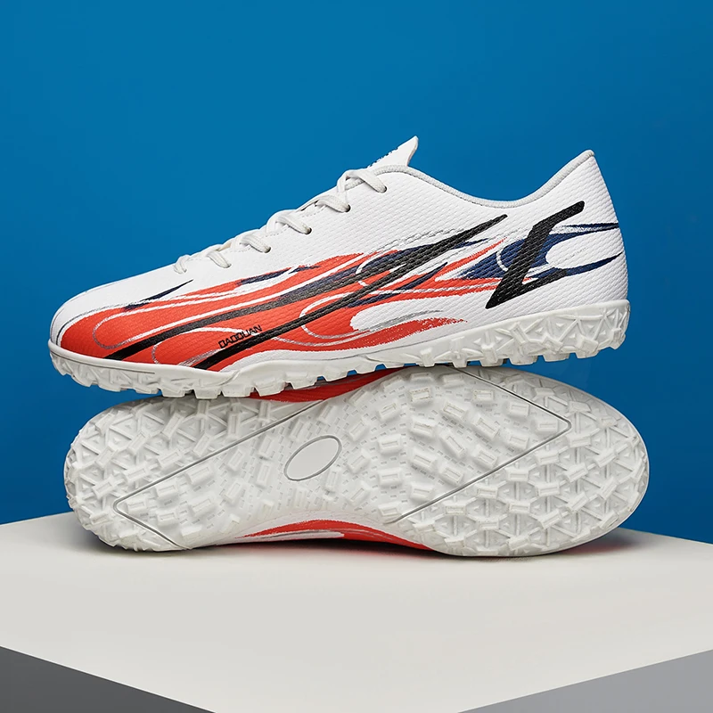 أحذية كرة القدم المهنية الرجال في الهواء الطلق عالية الجودة أحذية كرة القدم الرياضية الأحذية Ag/Fg المسامير الطويلة العشب الاصطناعي التدريب مباراة Spi #5
