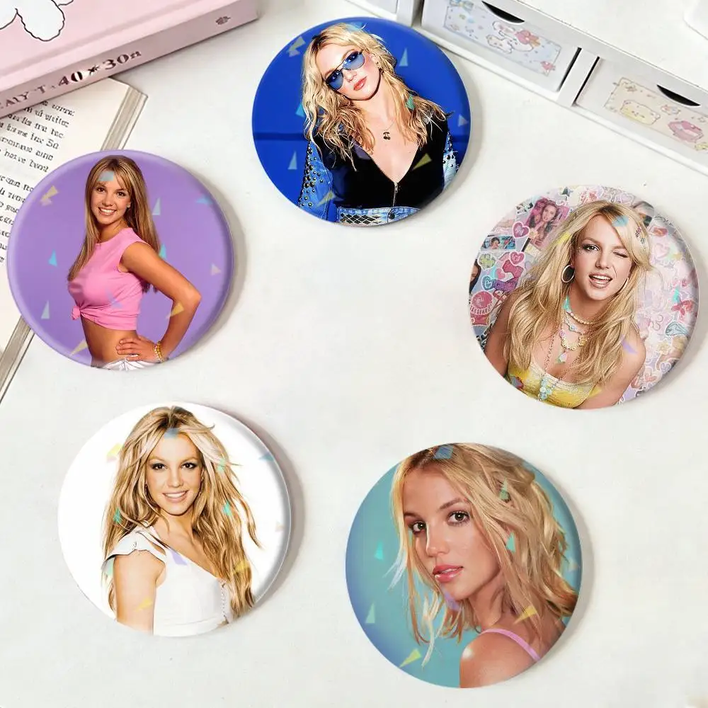 

B-Britney Spears Badges Niche Design Brooch for Backpack Lapel Pins Creative Accessories