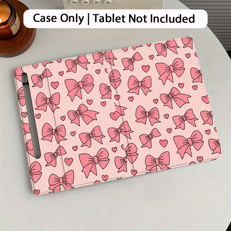 

Red Bowknot Polka Dot Pattern For Samsung Galaxy Tab S7 S8 S9 S10 FE Plus 12.4 13.1 Inch Tablet Case