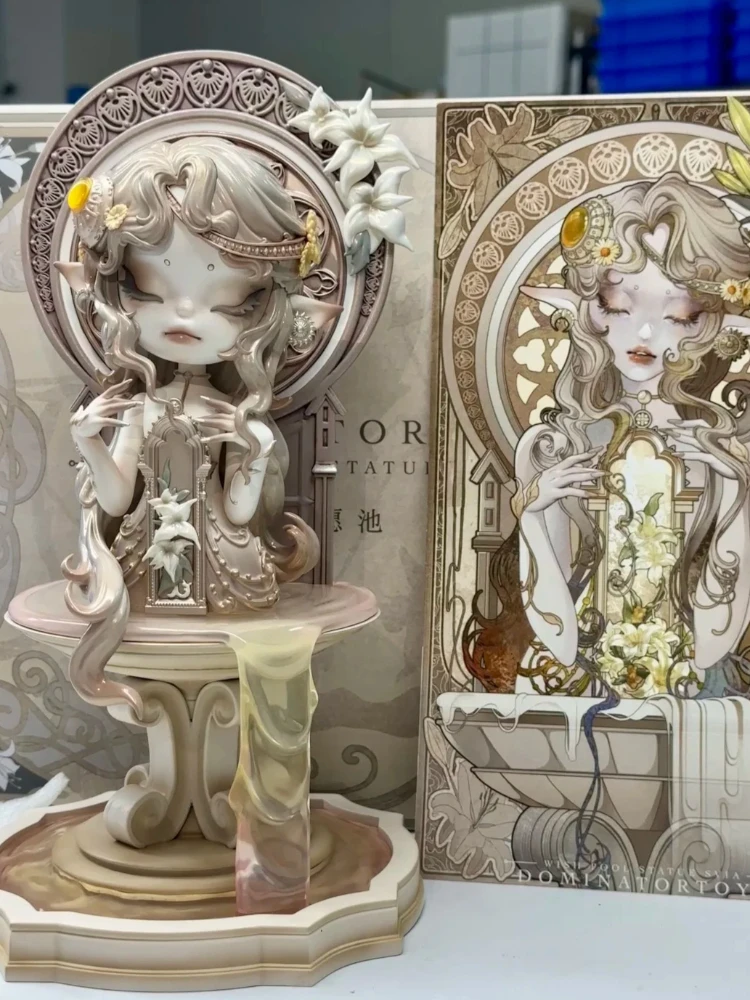 Dominator Svia Collection Figure YQC Myth Angel Doll with Wings Vintage Gothic Beauty Designers Toy Art Collection view 2