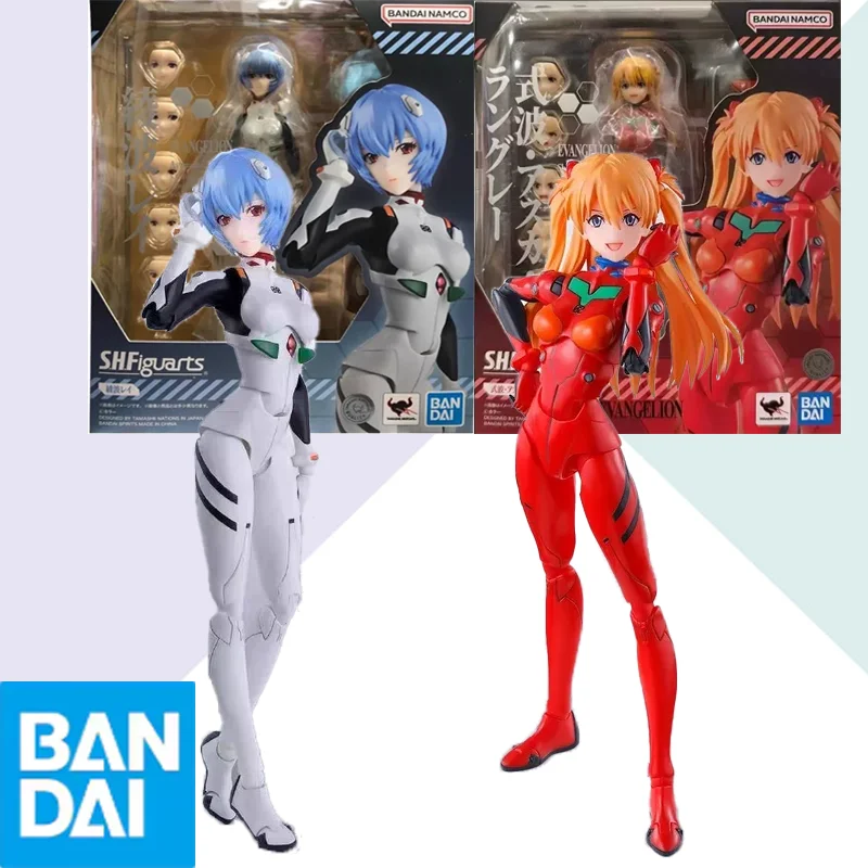 

Оригинальные коллекционные фигурки BANDAI NEON GENESIS EVANGELION S.H.Figuarts: Сорю Асука, Лангли, Рей Аянами. Аниме-фигурки, модель, игрушка, подарок для детей.