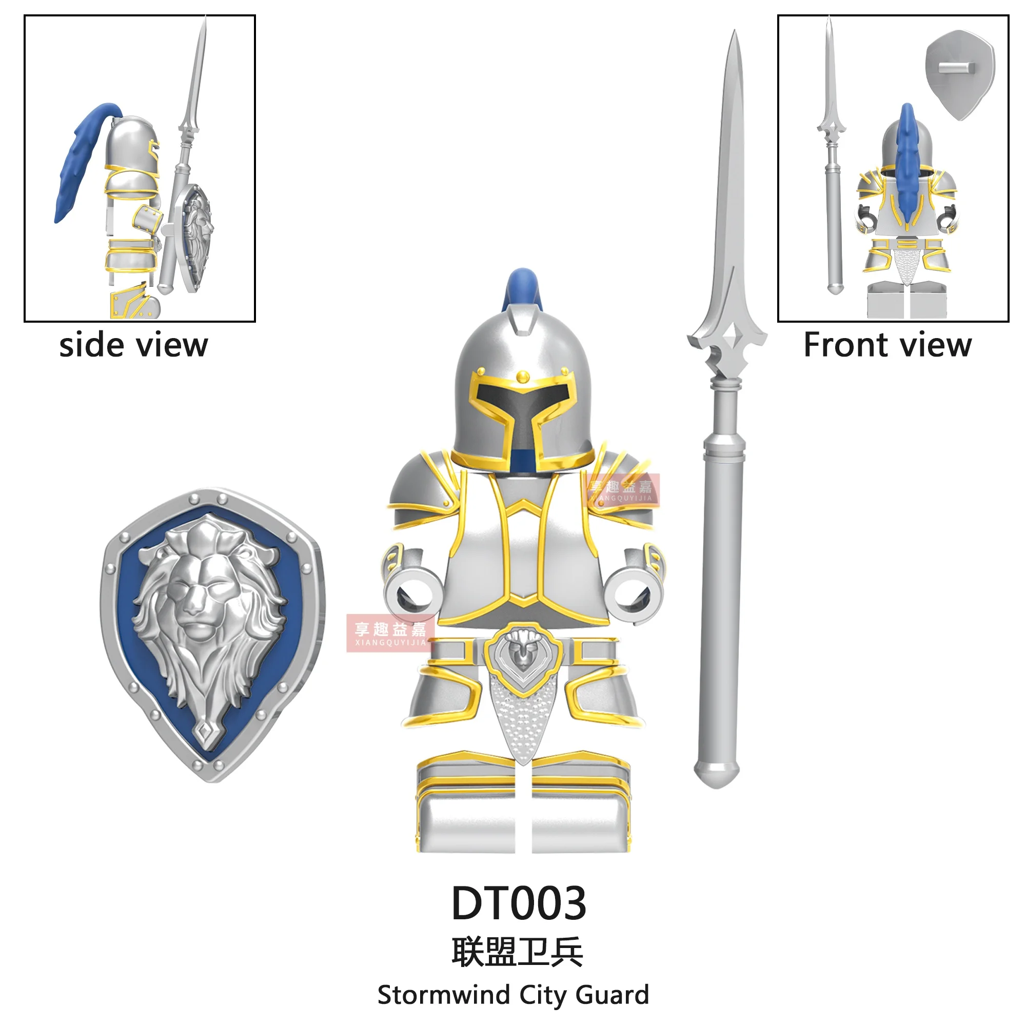 MOC Building Blocks Minifigure DT014 DT015 Assembled Ornament Cartoon Animation Game Toy Model Gift Collection Lady Liberty