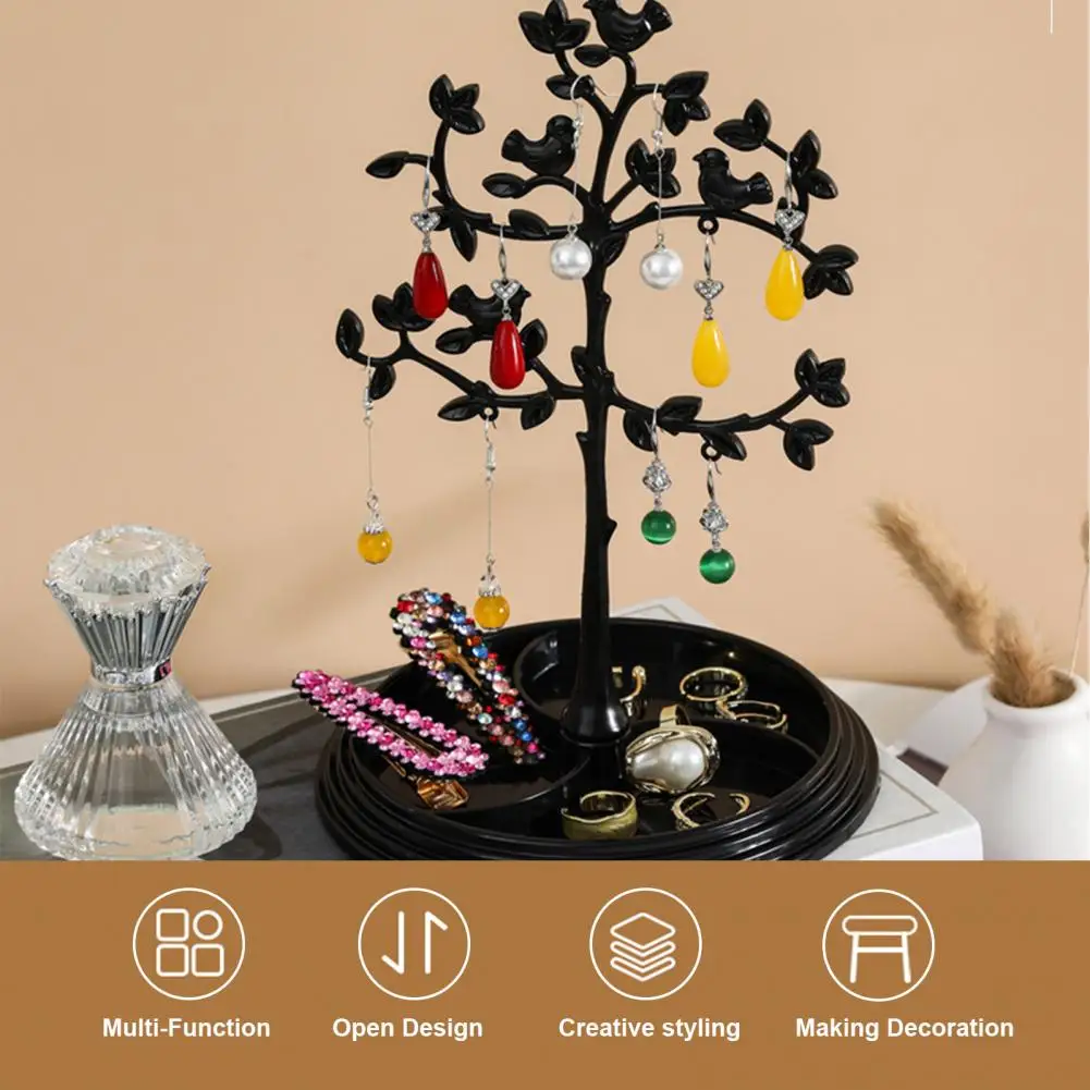 Jewelry Organizer Plastic Tree Storag Hanger Jewelry Storage Nordic  Rings Hairpins Necklace Storage Organizer Home Supplies