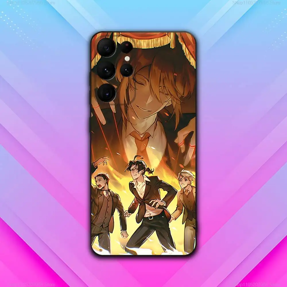 M-Moriarty Comics P-Patriot Phone Case For Samsung S30,S25,S24,S23,S22,S21,S20,Fe,Lite,5G,Ultra,Plus Black Cover