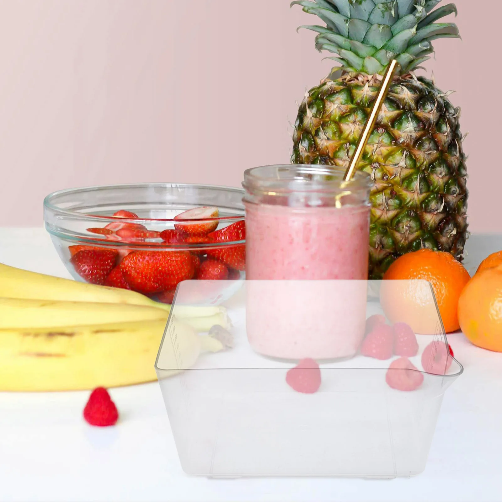 صينية ميزان إلكترونية مدمجة، وعاء وزن المطبخ المحمول، صينية قياس بلاستيكية لمختلف المناسبات