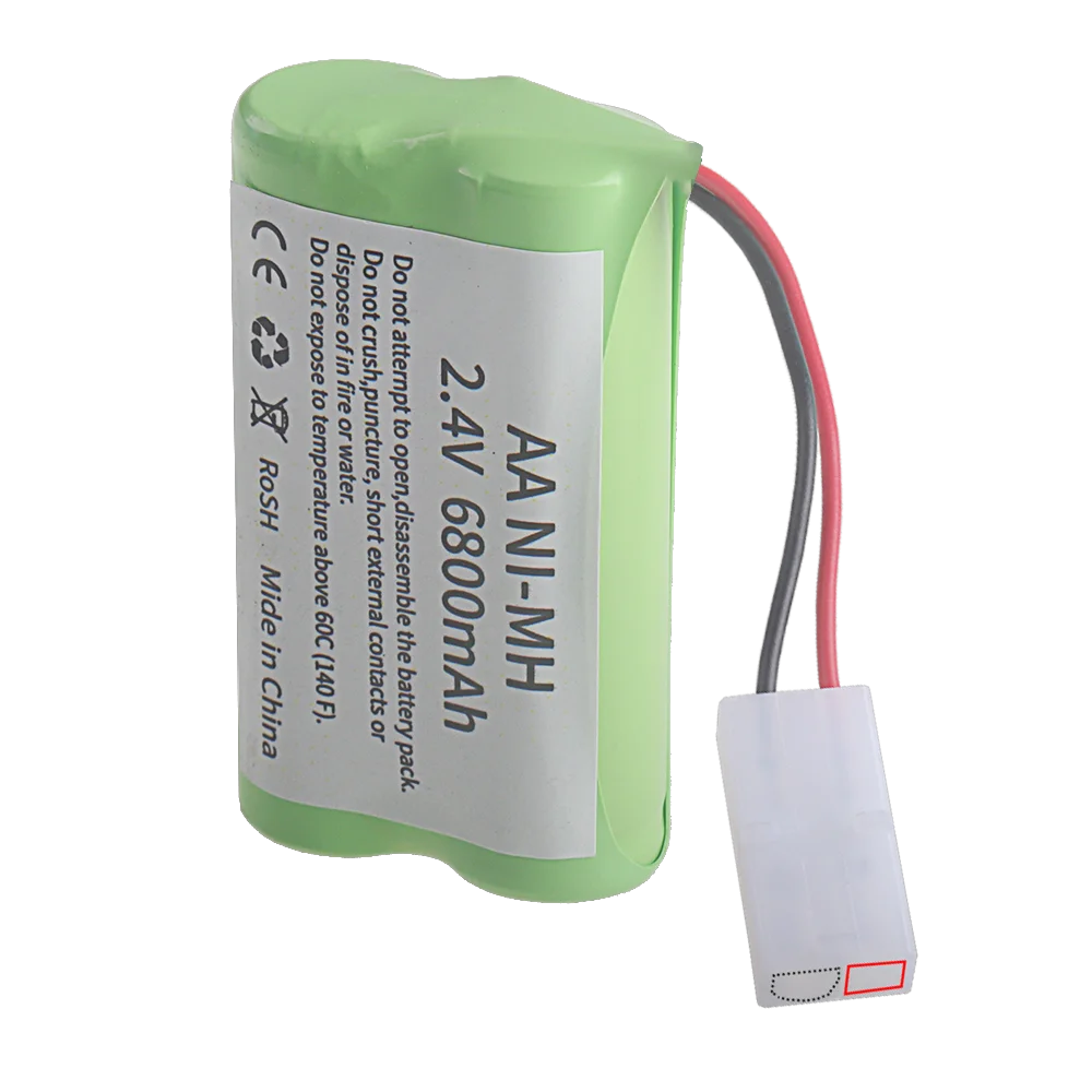 2.4v 6800mah NiMH Battery SM/JST/Tamiya For Rc toys Car Tank Train Robot Boat Gun Ni-MH AA 2.4 v 2400 mah Rechargeable Battery