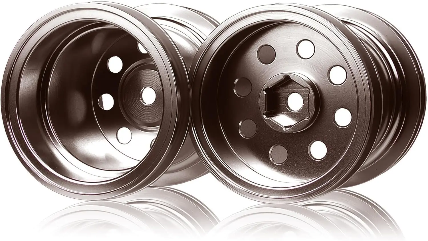 Aluminum WR02 Wheel Hub Rims for Tamiya WR-02 / G6-01 / Konghead Automobile 1/10 RC Big Tire Model Car Upgrades Parts