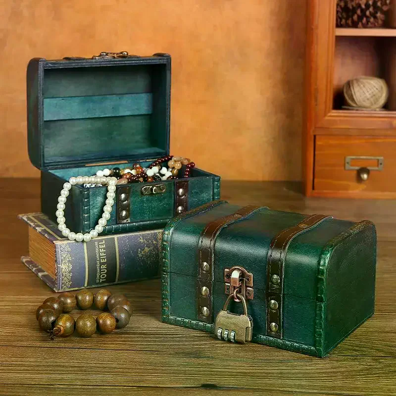 صندوق تخزين خشبي بقفل بتصميم ع - مراجعة Body Jewelry Display Case وسعره