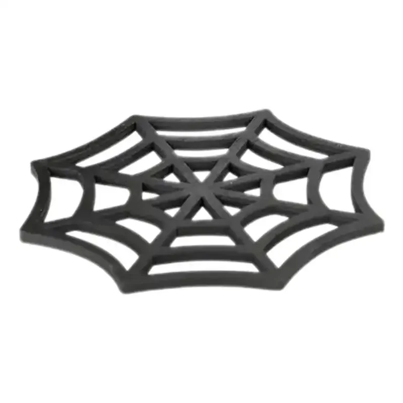 Wood Coaster Halloween Table Decor Spooky Spider Web Coasters Festive Halloween Table Placemats For Home Decoration