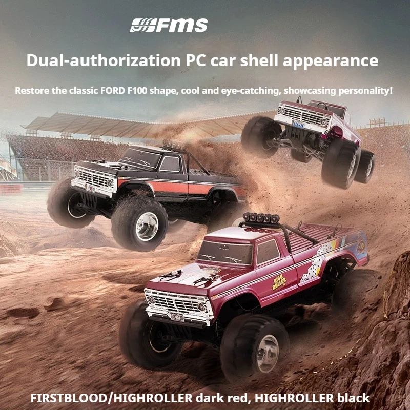 

Fms 1:10 Fmt F100 Simulation Professional Rc 2.4g Remote Control Rear Wheel Drive Highspeed Outdoor Off-Road Drift Vehicle Model