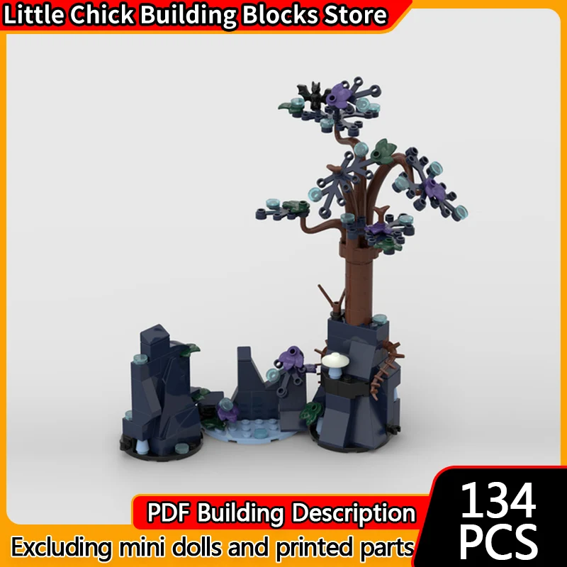 

Magical Movie Model MOC Building Bricks Movie Scene Forest Modular Technology Children Holiday Gifts Assemble Toys Suit