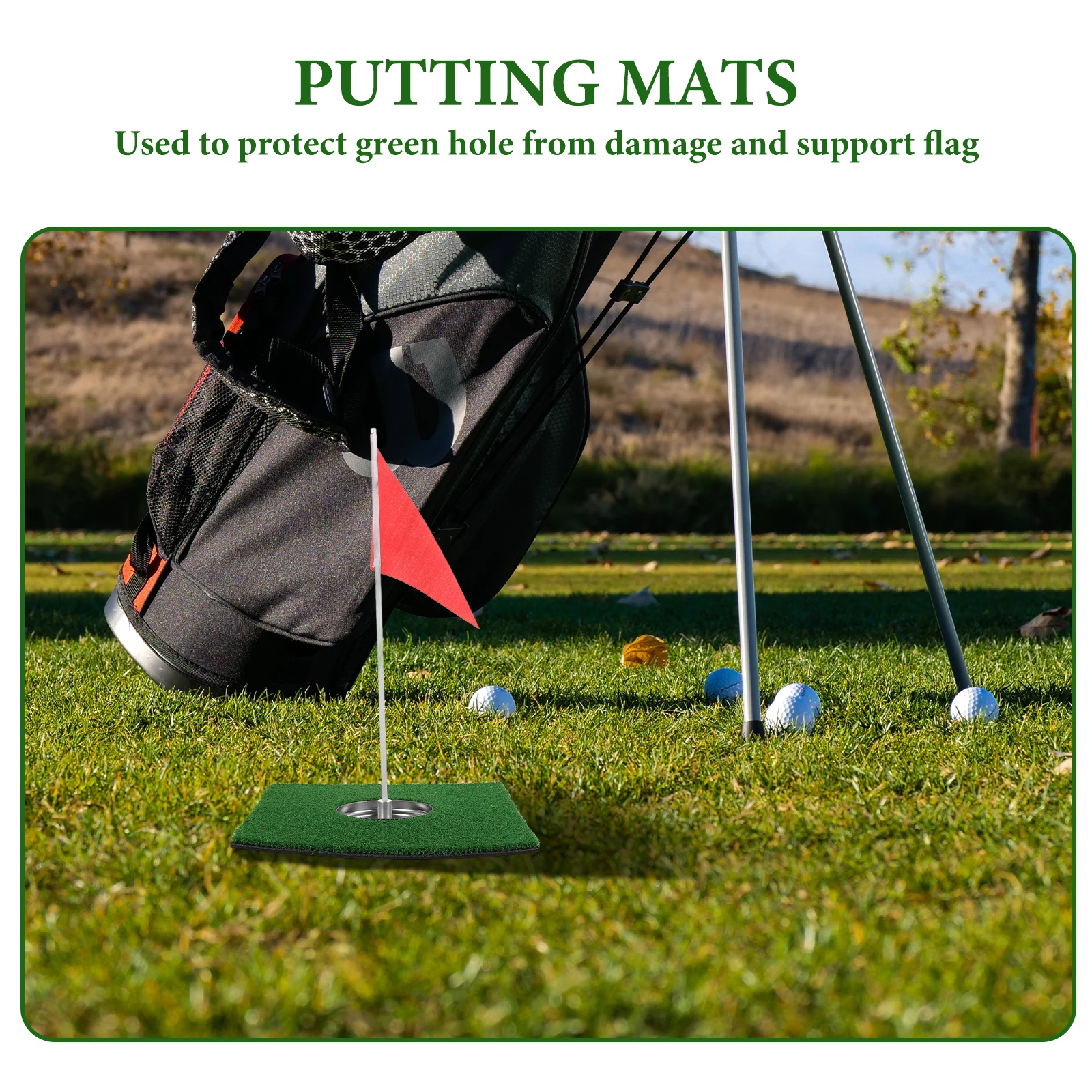 

1 set Golf Putter Practice Putting Alignment Cups Putting Hole Cup Indoor Hole Training Aid EVA Material Portable Lightweight