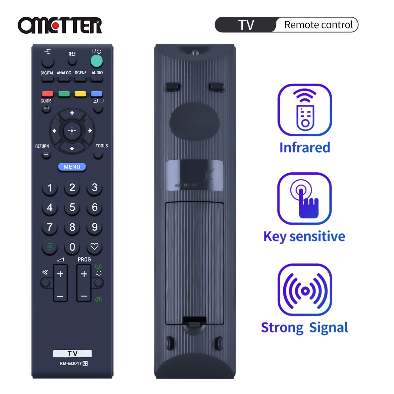 New RM-ED017 for SONY BRAVIA TV Remote Control KDL-32P5500/32P3550/KDL-26S5500 KDL-32S5500 KDL-32S5500E 32S5600 32S5650 32L4000U