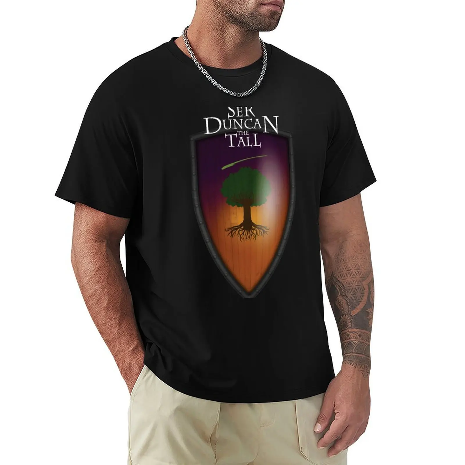 

Ser Duncan the Tall: The Hedge Knight T-Shirt rapper graphic tees vintage clothes anime figures customizeds T-shirt men