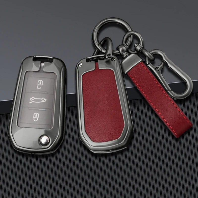 

Zinc Alloy Car Flip Key Case Cover for Peugeot 208 3008 308 508 408 2008 307 4008 for Citroen C4 C3 C6 CACTUS C8 Accessories