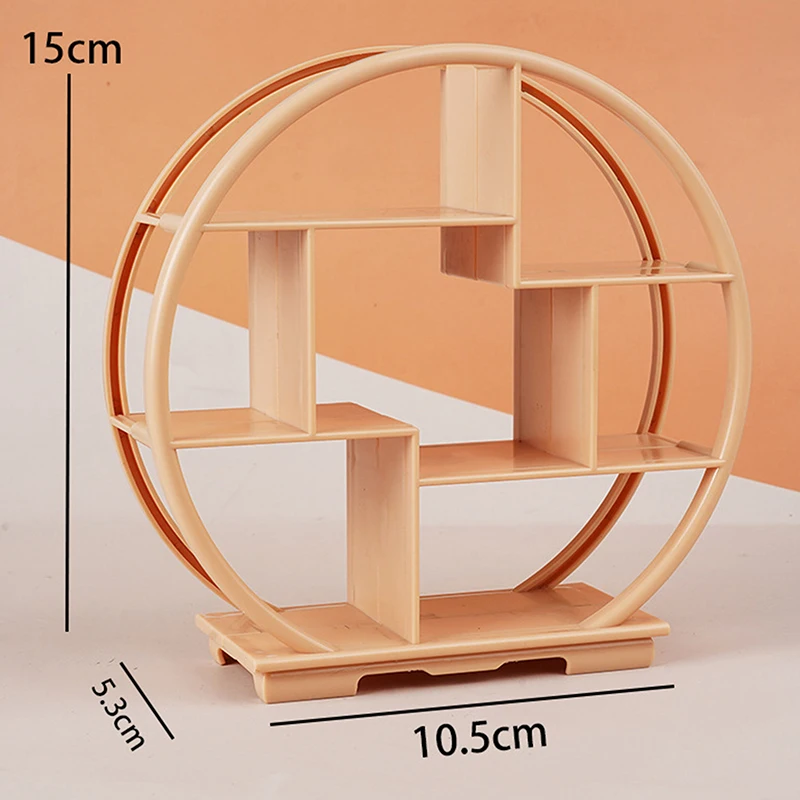 1PC Dollhouse DIY Accessories Miniature Bogu Empty Shelf Mini Display Stand Storage Rack Model Toy Scene Decoration