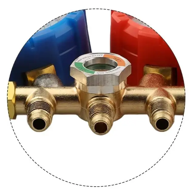 Kit de medidor coletor, ferramenta de ar condicionado para r410a r32 r404a para r134a para ar condicionado automotivo, refrigerations
