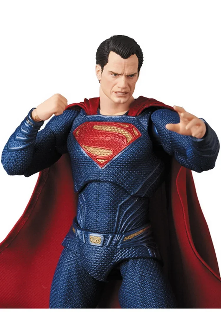 16cm DC Superman MAFEX 057 Justice League Super Man Action Figure Collection Model BJD Gift Toys