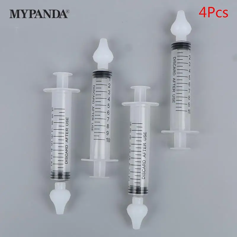 1/2/4Pcs Nasal Washer Professional Syringe 10 20 30ML Nasal Irrigator with Syringes for Baby Infant Safe Nasal Nose Cleaner