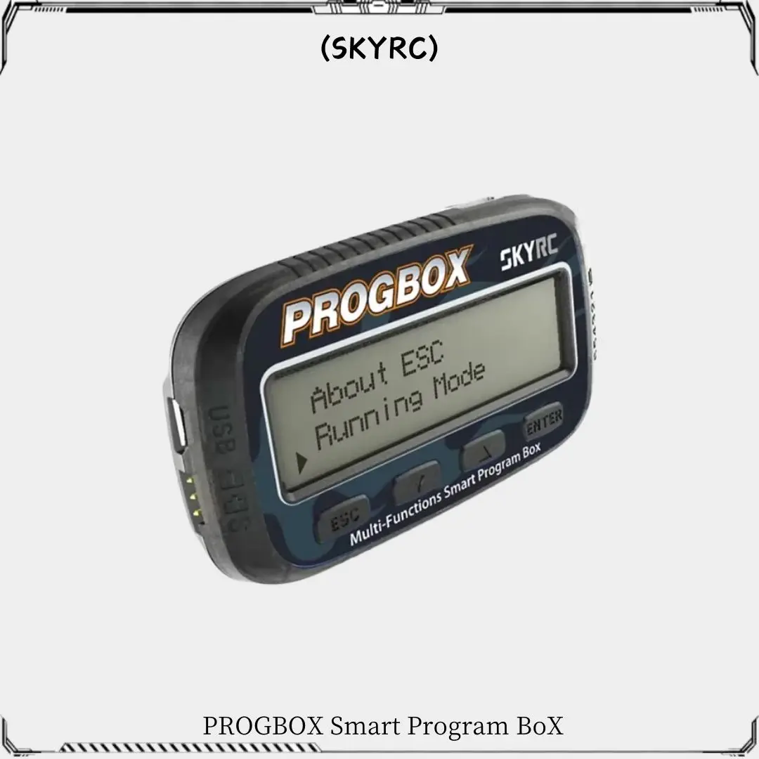 SKYRC PROGBOX-リモートコントロール用のインテリジェントプログラムボックス,サーボモーター設定,kv/rpmテスター,リポバッテリーモニター,6-in-1