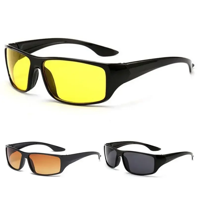 Fishing Camping Hiking Night Driving Enhanced Light Anti-glare Glasses Sunglasses Men Fashion Polarized