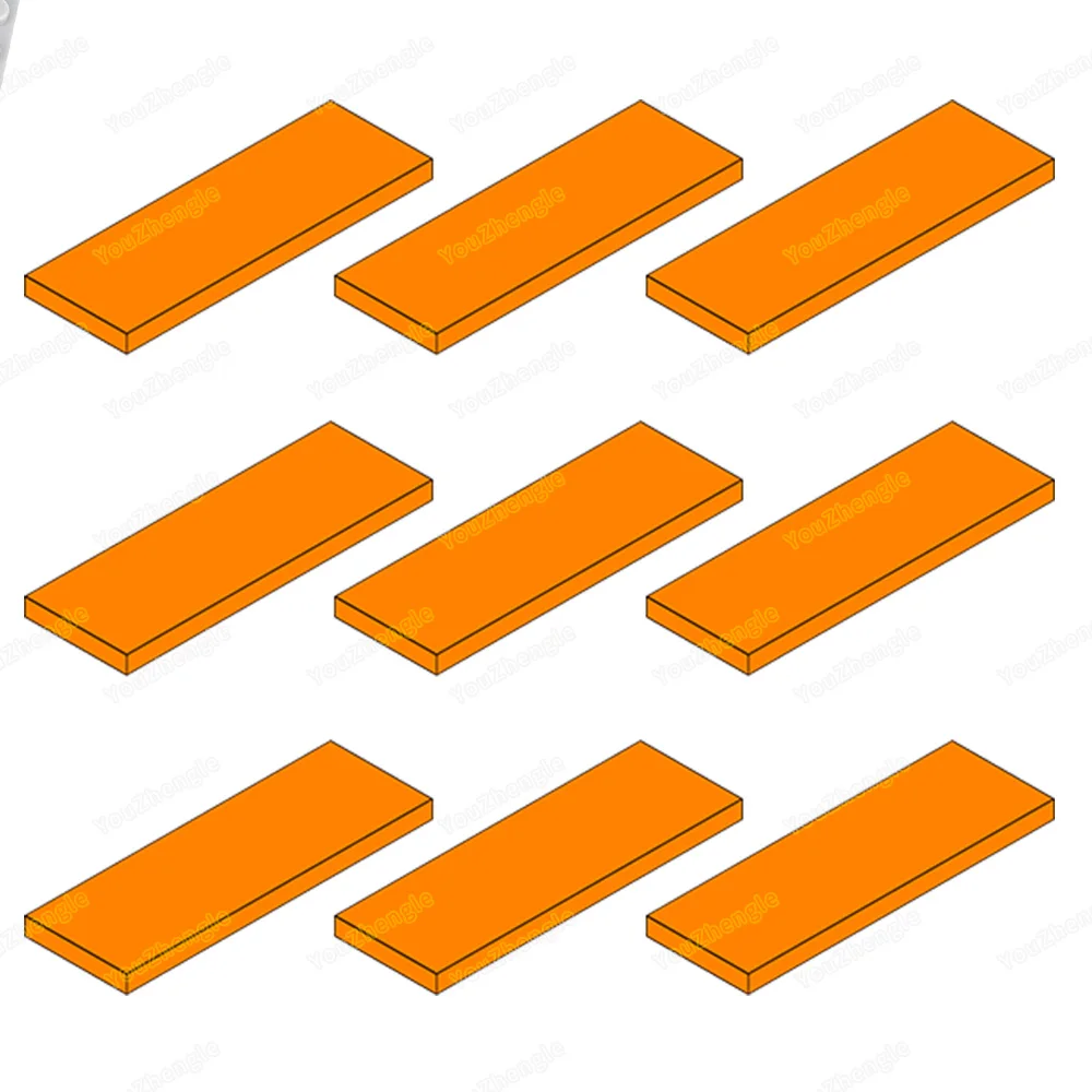 69729 Building Block Tile 2x6 MOC figures Military City Street Scene Weapons Series Accessories Scenes Models Parts Gift DIY Toy