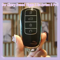 Car Key Case Cover for Chery Exeed Tiggo 2 3x Arrizo 5 Pro Gx 5x EQ7 8 Pro 8plus 5 Plus 7pro 7 Pro Max Omoda 5 C5 Jaecoo J7 J8