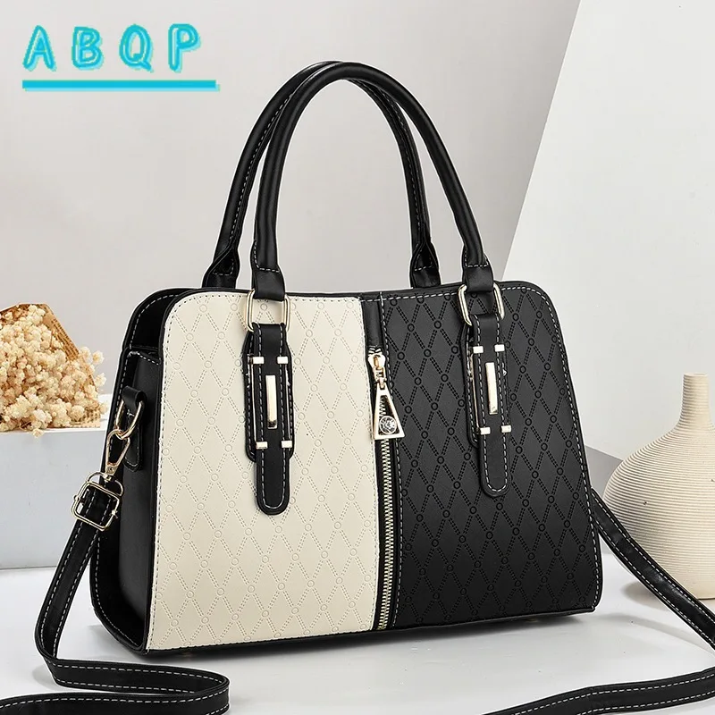 

New Women's Handbag Luxury Brand Fashion Women's Shoulder Bag Stitching Colorful Casual Women's Bag Large Capacity High Quality