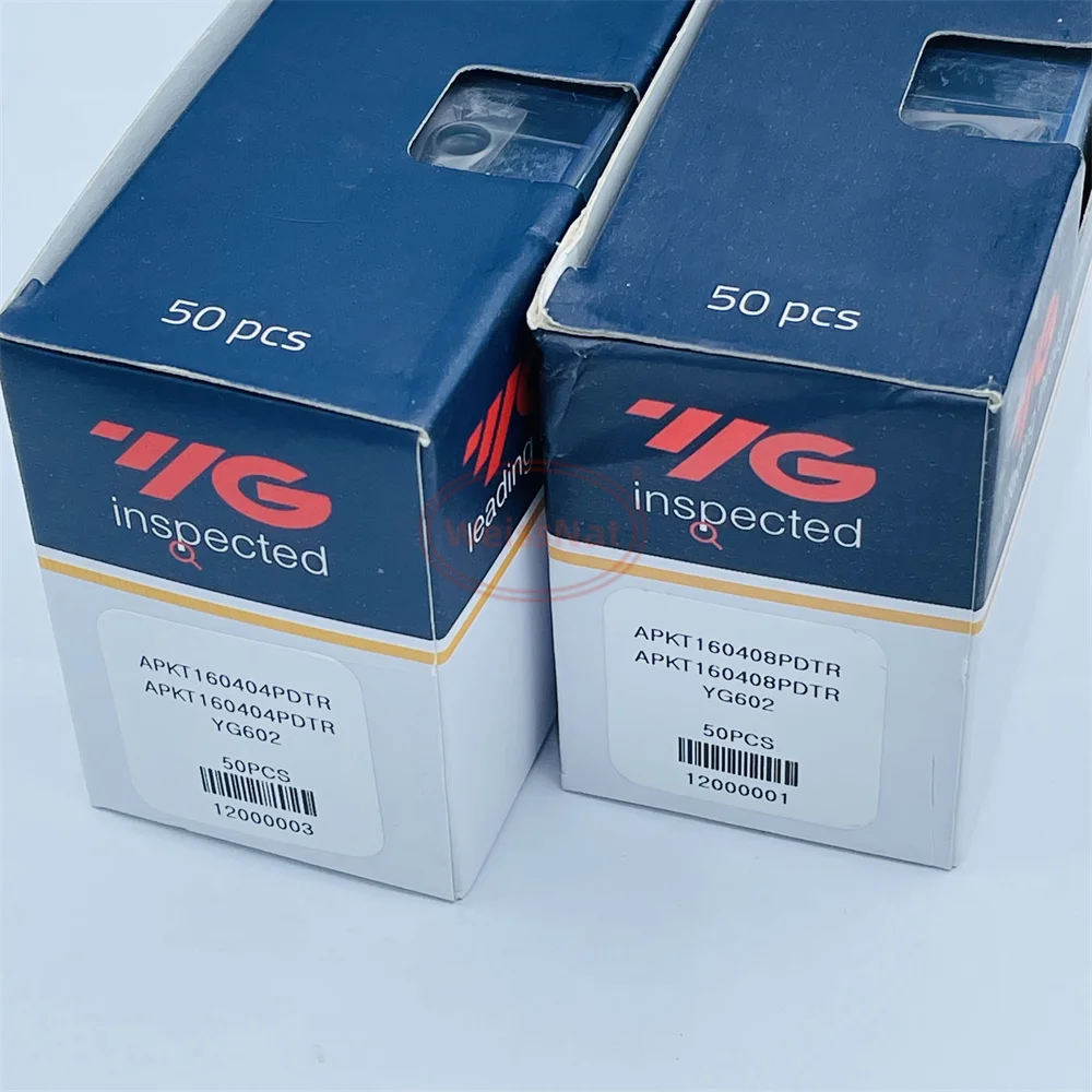 

YG-1 APKT100305PDTR APKT160408PDTR AOMT123604PDTR ADKT150508PDTR APGT160408-AL YG50 YG602 Carbide Insert APKT APGT AOMT ADKT