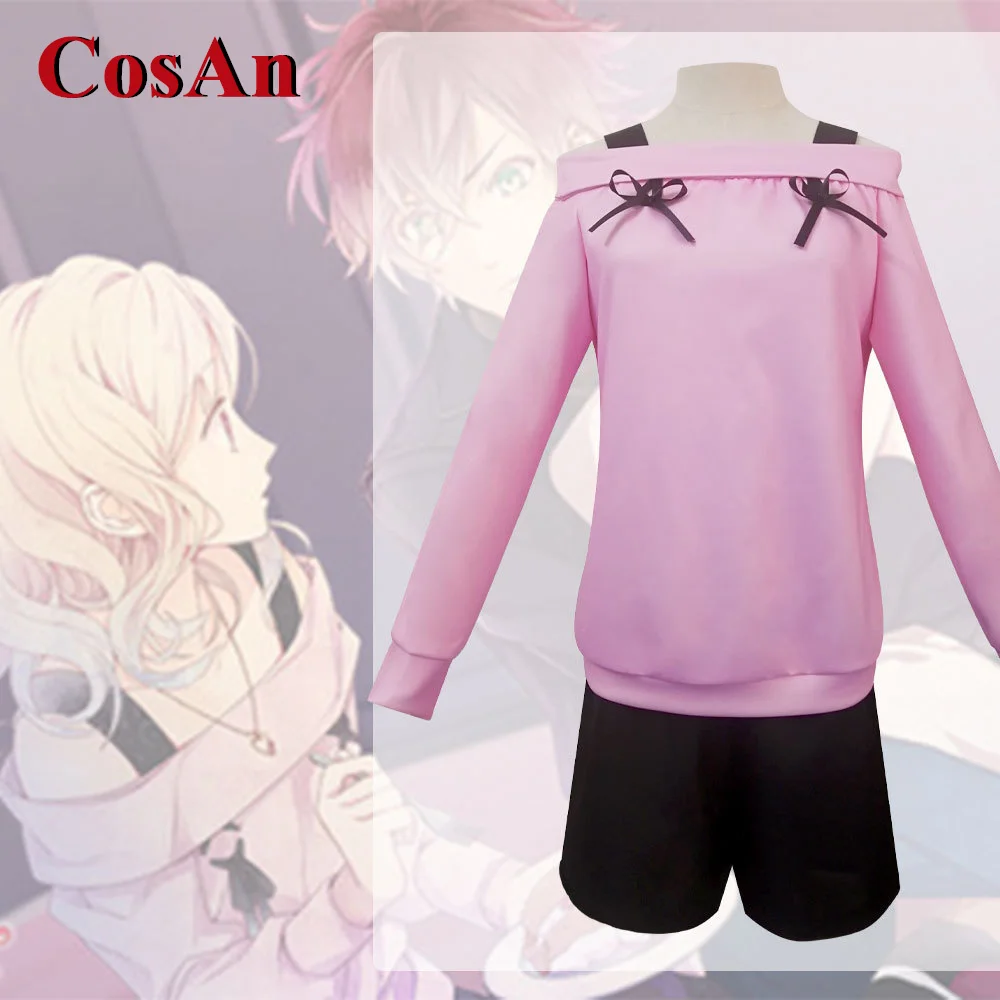 

CosAn Game DIABOLIK LOVERS Komori Yui Cosplay Costumes Fashion Black Uniform Skirt Suit Full Set Any Size