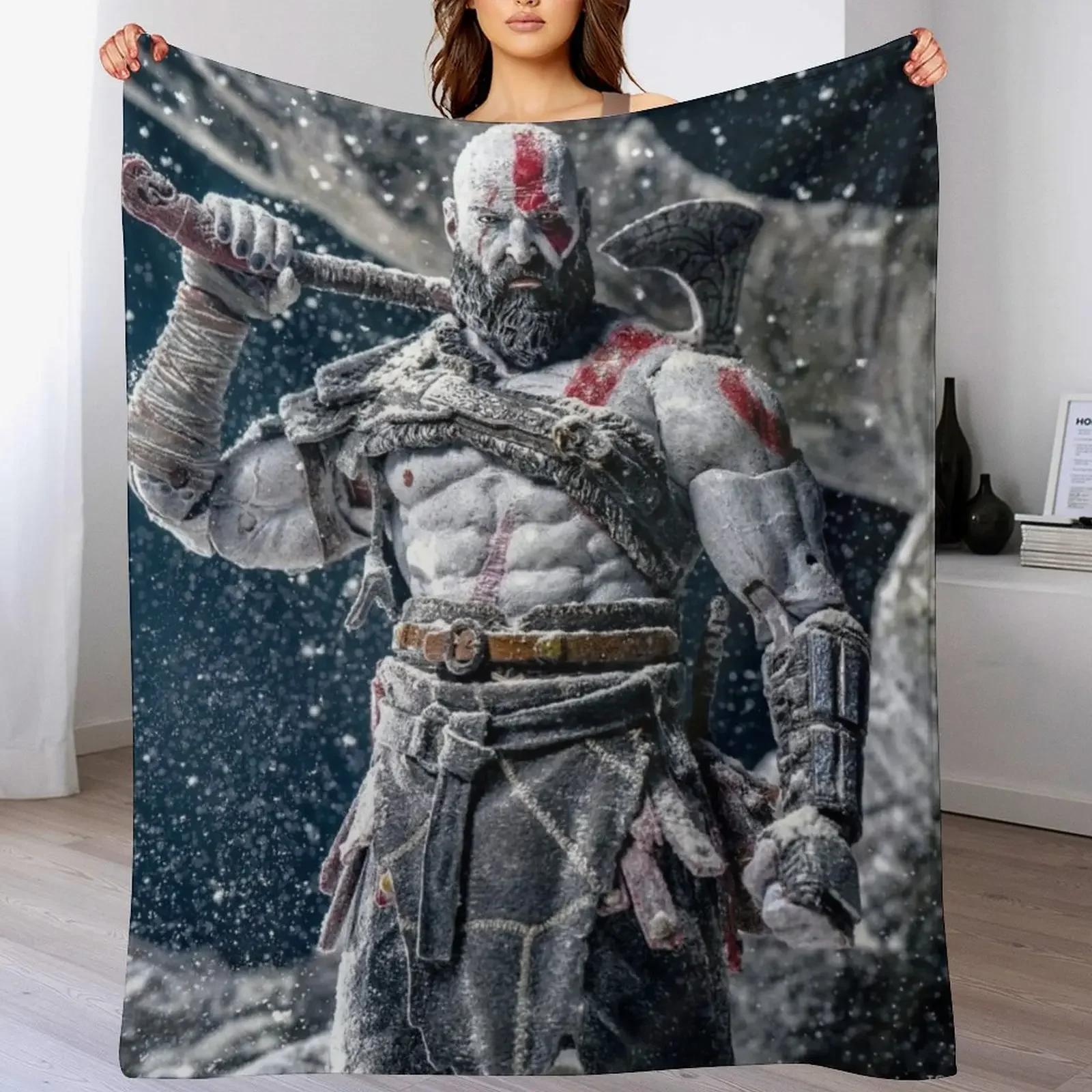 KRATOS Throw Blanket Cute Plaid for sofa Designers Blankets